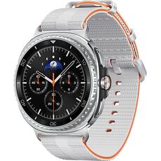 Galaxy Watch8 Classic | 46 мм | Black | Athleisure/White | M/L, Размер: 46 мм, Цвет: Black, Тип ремешка: Athleisure, Цвет ремешка: White, Размер ремешка: M/L, Подключение часов: Bluetooth / Wi-Fi